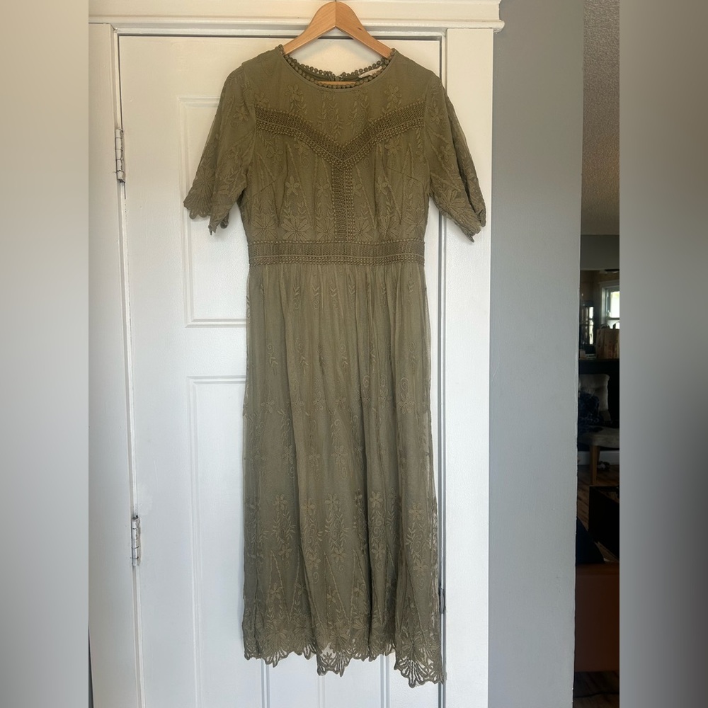 Roolee Green Dress